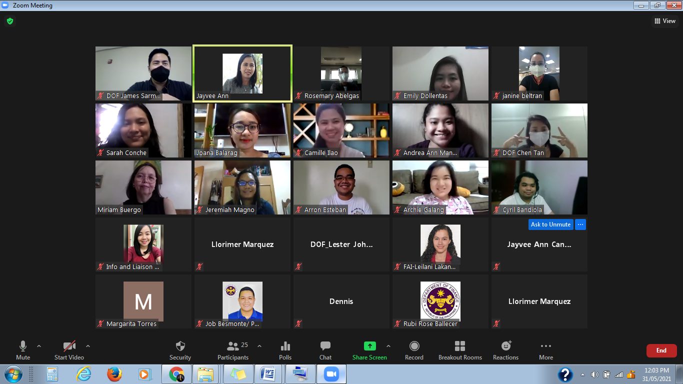 Gender Sensitivity Training in the Context of the COVID-19 Pandemic 2021 – Batch 1 and 2
