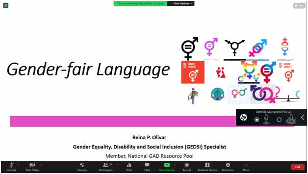 You are currently viewing Webinar on Gender Fair Language 2021
