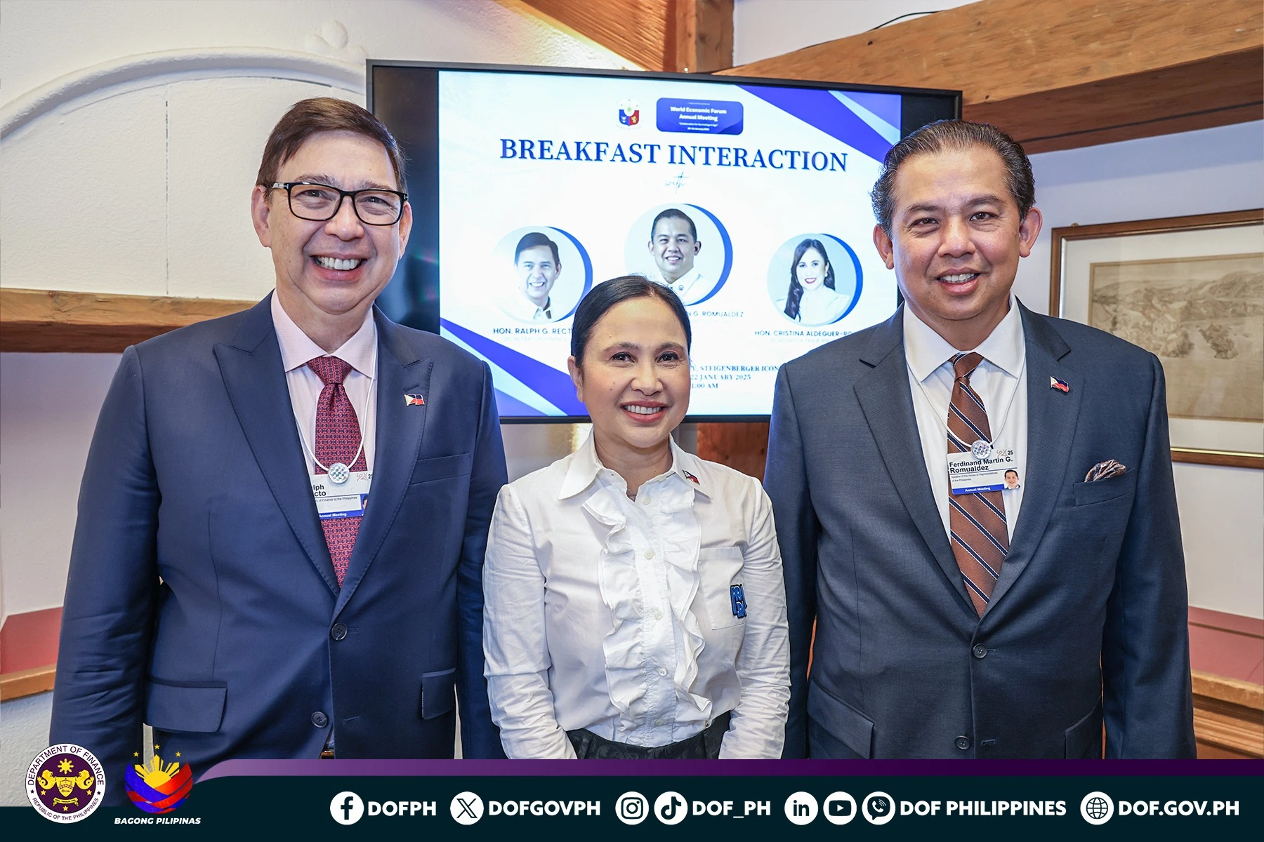 Read more about the article Recto to global investors at WEF: Choose the Philippines and we’ll make your success happen with CREATE MORE law